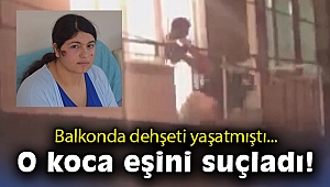 Çocuklarının gözü önünde eşini darp eden koca, eşini suçladı
