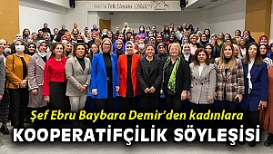 Demir’den AK Parti İzmir Kadın Kolları ile ‘Kooperatifçilik’ söyleşisi
