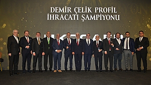 Ege Demir ve Demirdışı İhracatçılar Birliği ihracatın yıldızlarını ödüllendirdi