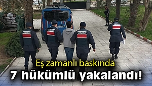 Firari 7 hükümlü jandarma dedektifleri tarafından yakalandı