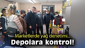 İzmir'de marketlerde yağ denetimi