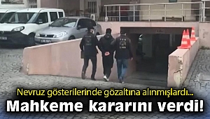 İzmir'de nevruz gösterileriyle ilgili gözaltına alınanlara adli kontrol kararı