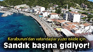 Karaburun’dan vatandaşlar yüzer iskele için sandık başına gidiyor!