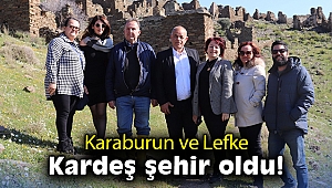 Karaburun ve Lefke kardeş şehir oldu