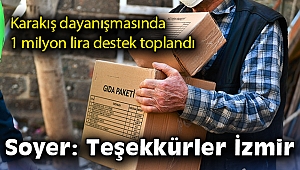 Karakış dayanışmasına katılan İzmirliler 1 milyon liraya yakın destek sağladı