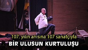 Karşıyaka’da ‘Bir Ulusun Doğuşu’ canlandırıldı