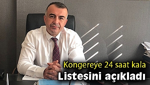 Kongreye 24 saat kala Tekin'den liste atağı!