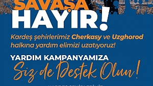 Kuşadası’nda Ukrayna için insani yardım kampanyası başladı