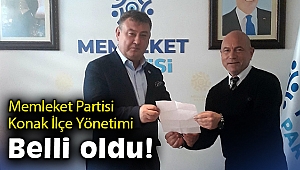 Memleket Partisi Konak İlçe Yönetimi Kurulu belli oldu