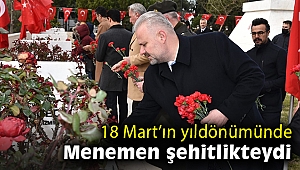 MENEMEN’DE ÇANAKKALE ZAFERİ’NİN 107. YILDÖNÜMÜ KUTLANDI
