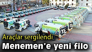 Menemen'e 33 araçlık yeni filo