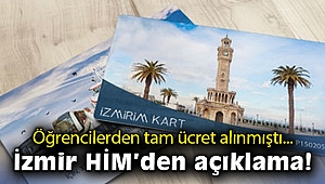Öğrencilerden tam ücret alınmıştı… İzmir HİM'den açıklama!
