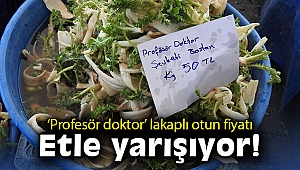 ‘Profesör doktor’ lakaplı otun fiyatı etle yarışıyor