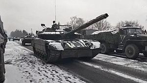 Rus tankları Kiev bölgesinde ilerliyor