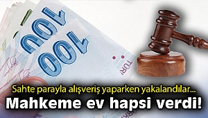 Sahte parayla büfe alışverişi yapan 2 şüpheli yakalandı