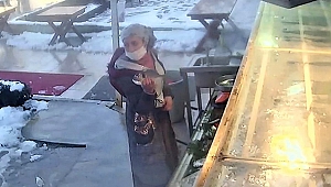 Şalvarlı hırsızlar balık tezgahını boşalttı