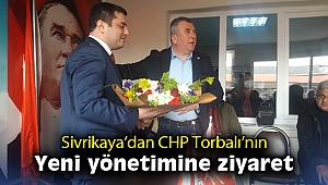 Sivrikaya'dan CHP Torbalı'nın yeni yönetimine ziyaret