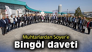 Soyer Bingöllü muhtarlarla buluştu