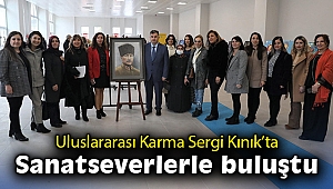 Uluslararası Karma Sergi Kınık’ta sanatseverlerle buluştu