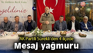 AK Partili Sürekli’den 4 ilçede mesaj yağmuru