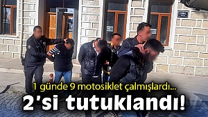 Alaçatı'da 9 motosiklet çalan zanlılardan 2'si tutuklandı