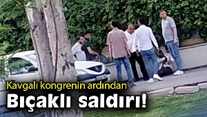 Altay kongresinde eski başkanın yakını bıçaklandı