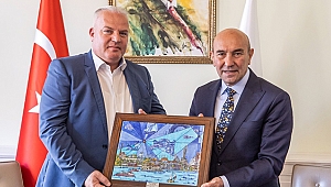 Başkan Soyer Delçevo Belediye Başkanı’nı ağırladı