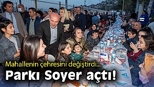 Başkan Soyer Lale Mahallesi’nin çehresini değiştiren parkın açılışını yaptı