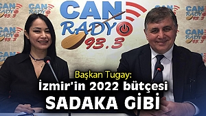 Başkan Tugay: İzmir’in 2022 bütçesi sadaka gibi