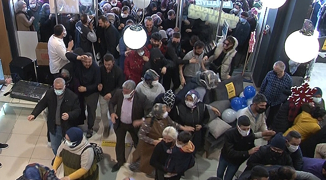 Başkentte ucuzluk izdihamı! Birbirlerini ezdiler