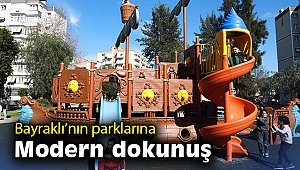 Bayraklı’nın parklarına modern dokunuş