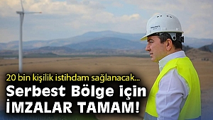 Bergama’ya kurulacak olan Serbest Bölge için sözleşme imzalandı