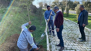 Beydağ’da parklar ağaçlandırılıyor