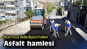 Bornova Belediyesi’nden asfalt hamlesi
