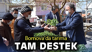 Bornova'da tarıma tam destek