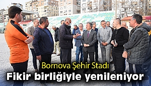 Bornova Şehir Stadı fikir birliğiyle yenileniyor