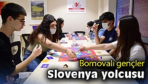 Bornovalı gençler Slovenya yolcusu