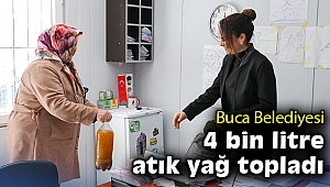 Buca Belediyesi 4 bin litre atık yağ topladı