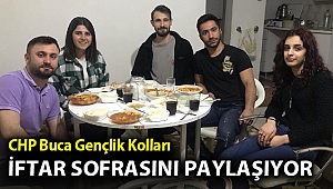 Buca'da CHP'li Gençler iftar sofralarını öğrenci evlerine götürüyor