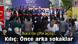 Buca’da Vali Kutlu Aktaş Parkı ve Taziye Evi açıldı