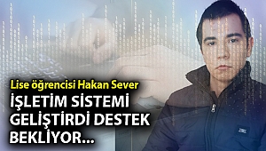 Hakan Sever, geliştirdiği işletim sistemine ilgi bekliyor