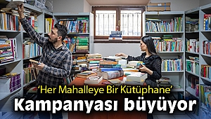 “Her Mahalleye Bir Kütüphane” kampanyası büyüyor