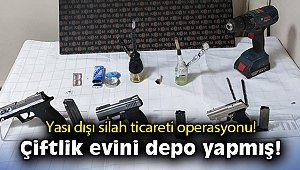 İzmir’de yası dışı silah ticareti operasyonu!