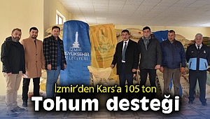 İzmir’den Kars’a 105 ton tohum desteği