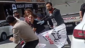 Kadın müşteri kavga ettiği manava sopayla saldırdı