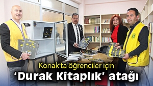 Konak’ta öğrenciler üniversiteye “Durak Kitaplık” ile hazırlanacak