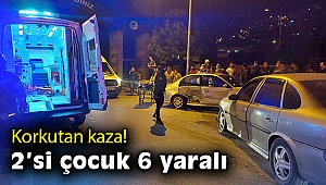 Korkutan kaza! 2’si çocuk 6 yaralı