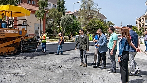 Kuşadası Belediyesi Alaçam Sokak’ta yıllardır yaşanan alt yapı sorununu çözdü
