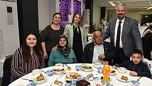 Menemen'de şehit yakınları ve gaziler iftarda buluştu