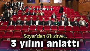 Soyer’den 6’lı zirve: 3 yılını anlattı